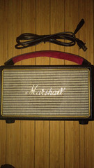 Marshall KILBURN Black-Gold Bluetooth Speaker – Portable Battery Powered