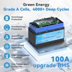 12V 100Ah LiFePO4 Battery Packs Grade A Cells Rechargeable For Outdoor / Home