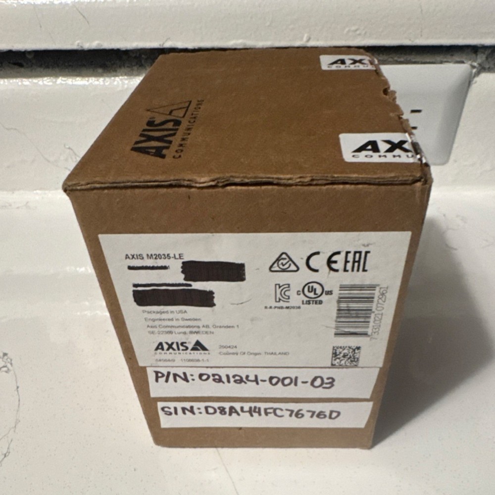 Axis AXIS M2035-LE Bullet IP Network Camera Wired Color White Indoor/Out MPN