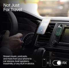 Bluetooth Wireless Transmitter Receiver 3.5mm Aux Jack Evergreen TS-2518 Twelve