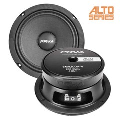 4x PRV Shallow 6.5″ Midrange Slim Speakers Car Audio 200 Watts 4 Ohms 6MR200A-4