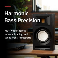 Fluance Ri71 Powered Bookshelf Speakers with Foam Isolation Pads