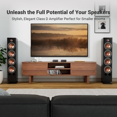 2x Fosi Audio V3 Stereo Amplifier 48V TPA3255 Class D Mini HiFi Amp 300W×2