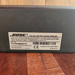 Bose VCS-10 Center Channel Speaker Black Home Theater Tested Working Clean