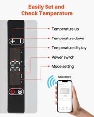VEVOR Car Refrigerator 25/30/40/50L Portable Freezer Cooler Fridge for Camping