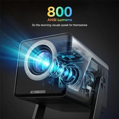 Mar Iris 1080p 4k Support 800 ANSI Lumens Wifi 6 5GHz BT 5.4 Apps HDMI Speakers