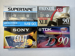 Optimus VOX Cassette Recorder Voice Activation CTR-117 + 4 NEW Hi Grade Cassette