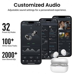 TOZO – A1 Lightweight Wireless Earbuds Headphones, White – Refurbished
