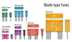 5X 5 AMP ATM Mini Blade Small Style Car Fuse 12V/24V/32V 5AMP/5A LOT