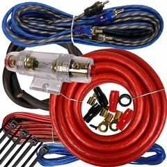 Rockford Fosgate Prime R500X1D 1-Channel 500W Class D Amplifier+ 4 Gaige Amp Kit