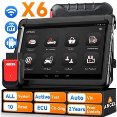 ANCEL X6 Car Diagnostic Tool Bidirectional All Systems OBD2 Scanner Code Reader