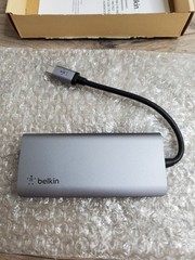 Belkin PVC002BTSGY USB-C 5-in-1 Multiport Adapter Hub – for Notebook Yes SD