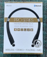 Sentry Pro Series BT950 Bluetooth Neckband Headphones, Wireless Stereo, NEW