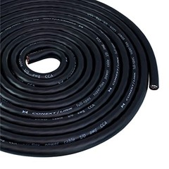 Conext Link 10 ft Frost Black 1/0 Gauge Amplifier Power Ground Wire 0 GA
