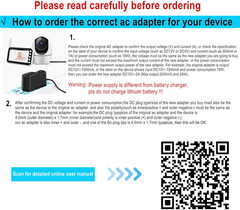 5V 1A AC Adapter DC5V Power Supply Cord with 11 Plug Tips AC to DC 5Volt 1A 500M