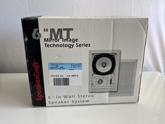 SpeakerCraft Open Box 6″ MT In-Wall or Ceiling Speakers 1 Pair (2) Speakers/Box
