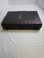 Vintage 36 Cassette Storage Carrying Case Tote Black-Plastic W/36 Tape