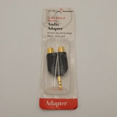 NEW VTG Sealed RadioShack Tandy Gold-Plated Audio Adapter 274-883
