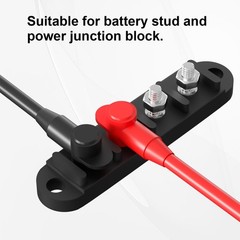 10 Pack Silicone Battery Terminal Covers for 10-4AWG Wire, Insulated Battery Ter