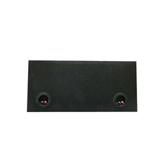 Dual 12″ Vented Armor Coated Subwoofer Box with Painted Kerf Port 1″ MDF wood