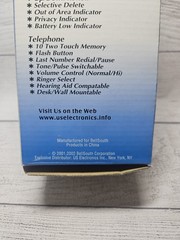 Vintage BELLSOUTH Caller-ID Telephone #8801X – White – NEW OPEN BOX 2002