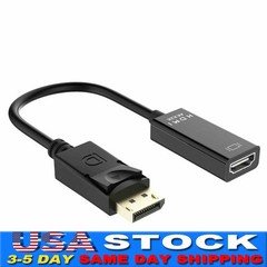 DP Displayport Male to HDMI Female Cable Converter Adapter for PC Laptop Desktop