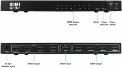 4K HDMI Splitter 1 in 8 Out, Powered 8 Port hdmi splitters Multi Monitor Outputs
