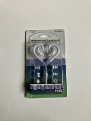 NEW PyleHome PWPE10W Wired Waterproof Ear Marine Swimming Headphones – White