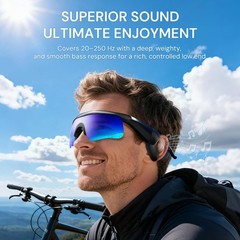 Polarized Sport Sunglasses With Bluetooth UV400 Hi-Fi Music for Running&Cycling