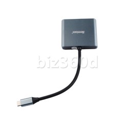 USB 3.0 Type C to Dual HDMI Adapter DisplayLink Mirror Dual 4K@30Hz Monitor Hub