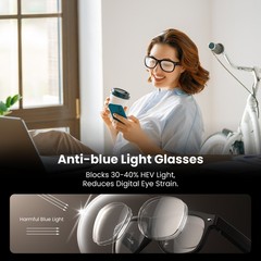 AI Smart Sunglasses Bluetooth Open-Ear Polarized Sport Men 4K HD Anti-blue Light