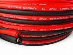 Resilient Sounds 12G OFC Competition Grade Speaker Wire Red/Black
