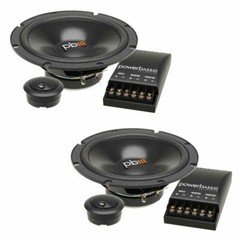 PowerBass S-60C 6.5″ OEM Replacement 2-Way Component Speakers 4-Ohm 70W-RMS Pair