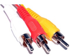 1x 1.5m Scart Male to RCA Triple 3 x Phono Composite Audio Video Adapter Cable