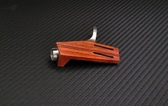 Custom-Made Headshell for Lenco L75 made of Rosewood by Stanley-Engineering