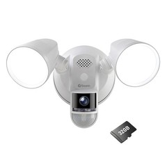 Swann 4K Floodlight Security Camera Wired Floodlight Camera, Smart security cam