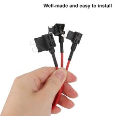 10PC Add-a-Circuit Fuse Tap Adapter Kit w/ Standard & Mini Tap Blade Fuse Holder