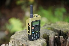 Baofeng UV-5R / BF-F9 – Olive Drab Exoskeleton Cage – Textured Finish