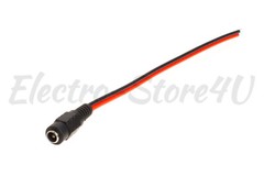DC Power Pigtail Cable Male Female Connector Copper 18AWG 12V 5A Plug Pack Lot