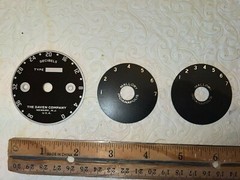 NOS Antique, Vintage Home Brew Radio Escutcheon, Metal Name Plates & Dials