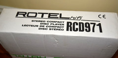 Rotel CD Player RCD-971 HDCD W/ Box Papers Remote EXCELLENT