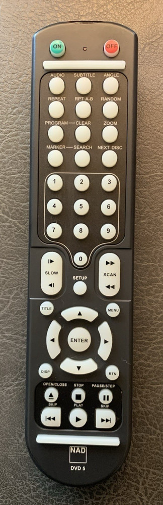 NAD DVD5 Remote Control for AV Controller – Used, Pro Cleaned & Tested