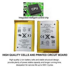 Replacement Battery for iPod Touch 4th Gen – 930mAh, 3.7V, Tools Included