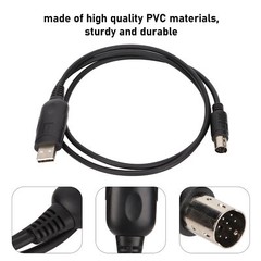 8 Pin Mini Din To USB 8 Pin Din Female To USB Cable PVC Write Frequency Cable 8