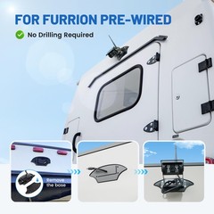 Backup Camera Adapter Bracket for Furrion Pre-Wired RVs System, U-Shaped