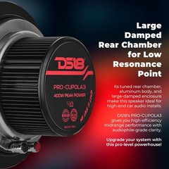DS18 5.25” Soft Dome Mid Range Loudspeaker with Neodymium Magnet 300W RMS 4-Ohm