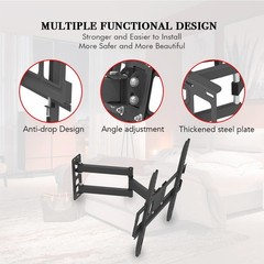 32-65 Inch Full Motion TV Wall Mount Bracket Tilt 32 36 42 46 50 55 65″ LED LCD