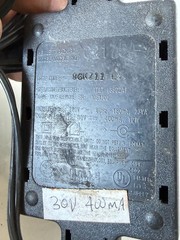 Genuine HP Hewlett Packard Model C2175A Input: 120 VAC Output: 30 VDC 400mA 12W