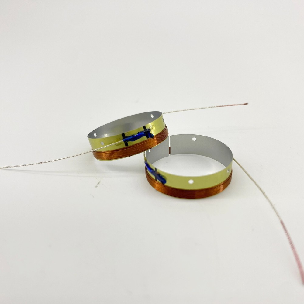 2 Aft Voice Coil For Focal T122, TC120TDX, TC90TDX Tweeter 8Ω Aluminum Former