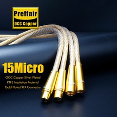 Pair OFC Copper Conductor Audio Balanced XLR Cable HiFi Interconnect Signal Wire
